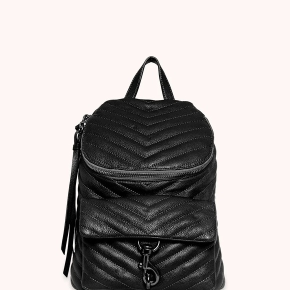 Rebecca Minkoff Handbags - Rebecca Minkoff Black Edie Backpack